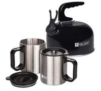 Valiant Ensemble Bouilloire et Tasse Isotherme Noir