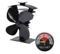 Valiant Fir627 Premium Iv Ventilateur Et Thermometre, Rouge, 199 mm