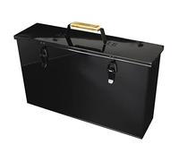 Valiant Porte-cendres en métal Noir 45 x 26 x 12 cm