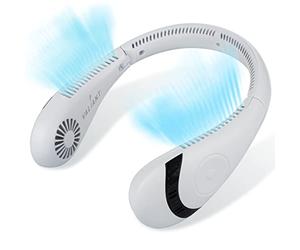 Valiant Ventilateur tour de cou sans fil - 3 vitesses sans pales - Ventilateur pliable portable rechargeable