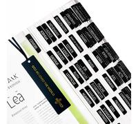 Valicaer Kit d'étude de 90 onglets laminés avec 1 marque-page grand imprimé pour une lecture facile de la Bible, étude, journal, cadeau chrétien pour homme et femme