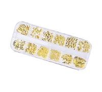 VALICLUD 1 Boîte Boîte de Décorations pour Ongles Charms Rivets Diy pour Nail Art Accessoires de Manucure Style