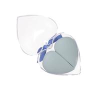 VALICLUD 1 Boîte Heart Shape Makeup Sponge Set Wet And Dry Dual Purpose Flocking Beauty Eggs