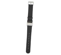 VALICLUD 1 Bracelet De Montre En Cuir Bracelet De Rechange Simple Noir