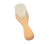 VALICLUD 1 Brosse À Cheveux Pour Bébé Peigne De Brosse En Laine Poils Pour Nourrissons Lavage Cuir Brosse Douce Pour Tout-Petits Brosse À Cheveux Naturelle Petite Brosse