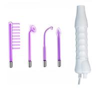 VALICLUD 1 Ensemble Appareil D'électrothérapie Masseur De Tête Masseur Facial Instrument De Beauté à Haute Fréquence Masseur De Tube De Verre Un Verre