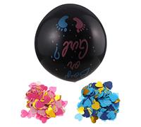 VALICLUD 1 ensemble Ballons de de Genre Ensemble de Ballons Garçon ou Fille avec Confettis Roses et Bleus pour Fête de Naissance et Décorations Anniversaire