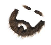 VALICLUD 1 Ensemble Barbe De Pirate Broussailleux Adultes Simulé Hommes Fausses Barbes D'halloween Couleur Costume De Moustache Fausse Moustache Moustaches Cosplay Barbe De Costume Peluche