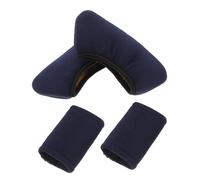 VALICLUD 1 Ensemble béquille remplacement de la poignée de la canne housses rembourrées pour poignée de déambulateur coussin d'accoudoir pour déambulateur poignée coussinée polaire Bleu