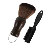 VALICLUD 1 Ensemble Brosse à Cheveux Hommes Faire Le Ménage Attrape Poils De Barbe Pour Toilettage Nettoyeur Barbiers Poignée Brosse Fournitures De Barbier Bois