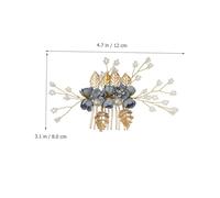 VALICLUD 1 Ensemble De Coiffes En Forme De Peigne À Perles Ornements Couronnes De Mariée Diadèmes - Accessoire De Coiffure De Mariée Accessoires De Cheveux De Mariage Pour Femmes