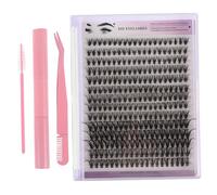 VALICLUD 1 Ensemble ensemble de faux cils pour individuel pince à épiler kit extension cils kit de grappes de faux cils kit d'extension de cils bricolage Plastique rose