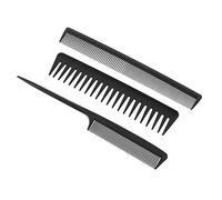 VALICLUD 1 Ensemble Ensemble De Peignes à Dents Larges Peigne Démêlant Peigne à Cheveux Peignes De Coiffage Style Démêler Peigne De Coiffeur Peigne Coiffant Pour Hommes Plastique Noir
