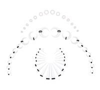 VALICLUD 1 Ensemble Ensemble d'expansion de l'oreille boules Quies anneaux de septum d'oreille pour dormir bouchon de boucle d'oreille kit extenseur d'oreille Acrylique Transparent