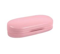 VALICLUD 1 Ensemble étui à Lunettes Cas Porte-Lunettes de Maquillage Porte-Objectif Petit Porte-lentille de Poche Organisateur de lentilles Yeux Petit étui pour Objectif Plastique Rose