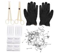 VALICLUD 1 ensemble Kit de Piercing pour Oreilles Nez Navel et Sourcils Bijoux Décoratifs et Filles pour Occasions