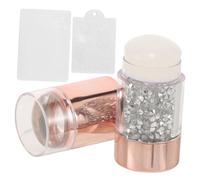 VALICLUD 1 Ensemble Outil De Joint à Double Tête Clou Art Manucure Des Ongles Pochoirs Pour à Ongles Manucure Nail Stamper Tampon à Ongles Tampon Pour Les Ongles Gel De Silice