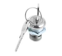 VALICLUD 1 Ensemble Verrou de Coffre Arrière de Serrure à Clé Étanche et Durable pour Porte de Camping Car Cylindre de Verrou Poussière Adaptable pour Divers Usages