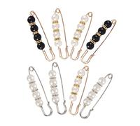 VALICLUD 1 Jeu Boucle De Taille Aiguille Vêtements Pour Femmes Vêtements En Perles Pour Robe Broche Revers Décoration Bijoux Accessoires Épingle De Sûreté Alliage 8 pièces