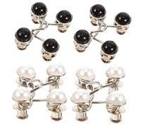 VALICLUD 1 Jeu Boutons Sans Clous Boucle Rallonges De Boutons Pour Jeans Bouton Jean Extensible Tendeur De Jeans Et D'ongles Boutons Pour Jeans Amples Pantalon Plastique 4 Pièces
