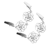 VALICLUD 1 Jeu Clip Pull Cardigan Pinces Pour Pull Vintage Pinces À Vêtements Pull Rétro Accessoires De Déguisements Décoration Rétro Pince À Sangle Clips De Chemise Femme Alliage 2 Pièces