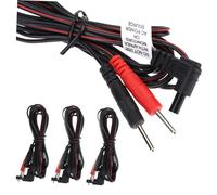VALICLUD 1 Jeu Fil D'électrode Cable Electrique Cable Dvi Câbles Câble Portable Câble Electrique Fils Conducteurs Pour Machine De Physiothérapie Fil Conducteur De Remplacement Pvc 4 Pièces