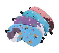 VALICLUD 1 Lot De Pochettes À Glace Joli Bandeau Pour Les Yeux Motif Dessin Animé Joli Cache-Yeux Masque Rafraîchissant Pour Les Yeux Compresse Froide En Polyester
