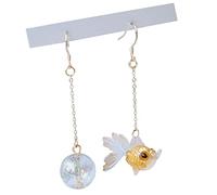 VALICLUD 1 Paire boucles d'oreilles poisson rouge boucle d'oreille boucles d'oreilles pour les femmes asymétriques folles résine