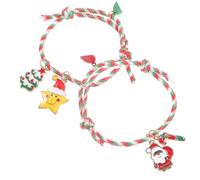 VALICLUD 1 Paire bracelet couple appariement de couples des couples bracelets de noël faire la fête Bracelet de fête assortir des trucs de couples bracelets couples aimant