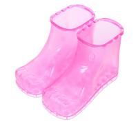 VALICLUD 1 Paire chaussures de massage pour bain de pieds acupression circulation pédicure veau chaussure de trempage des pieds chaussures de massage des pieds PVC Rosy