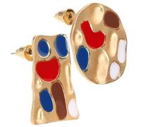 VALICLUD 1 Paire De Boucles D'Oreilles Palette Pour Femmes Girly Boucles D'Oreilles Étranges Boucles D'Oreilles Amusantes Boucles D'Oreilles Folles