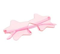VALICLUD 1 Paire De Lunettes De Soleil Sans Monture En Forme Détoile Fantaisie Amusantes Élégantes Pour Fête Cosplay Plage