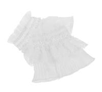 VALICLUD 1 Paire Manches De Robe De Mariée Détachables Dentelle Manchette Sans Doigts Pour Femme Fausses Manchettes Poignets Décoratifs Pour Poignet Femme Fil Blanche