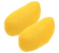 VALICLUD 1 Paire Tampon de protection des aisselles mobilité béquille sous les bras coussins garniture de poignées coussin de de marche accessoires de béquille coton Orange