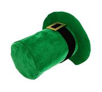 VALICLUD 1 Pc Chapeau De Concours Vert Chapeau Et Gilet Casquette Noire Chapeaux De Noël Festifs Casquettes Casquette Docker Chapeau De St Patty Chapeau De Fête Chapeau Ajusté Green Velours