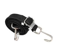 VALICLUD 1 Pc Cordon élastique Sangles à cliquet Robustes Sangles d'arrimage Robustes Ceinture Voyage Ceinture Dorsale Corde de Reliure pour Bagages Ceinture de Liaison de fret Black