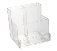 VALICLUD 1 Pièce Boîte de Rangement Transparent pour Têtes de Meulage Ongles Support de Polisseuse Pratique et Élégant Accessoire pour Beauté Ongles