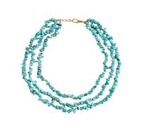 VALICLUD 1 Pièce Collier multicouche de gravier collier double couche Fille maman en couches pendentif collier de gravier accessoire de mode chaîne de gravier de style alliage