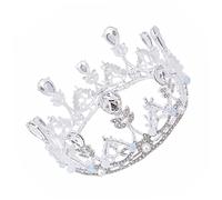 VALICLUD 1 Pièce De Couronne Ronde En Forme De Couronne Et Diadèmes Accessoires Pour Cheveux Pour Enfants Petite Couronne D'Anniversaire Petite Couronne D'Anniversaire Pour