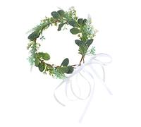 VALICLUD 1 Pièce De Guirlande De Lavande Simulée Couronnes LED Coiffe Pour Femmes Et Filles Coiffe Accessoires De Plage Pour Mariée Bandeau Floral Couronne De Cheveux