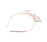 VALICLUD 1 Pièce Diadème Anniversaire Chiffres Bandeau Chic Design de Lettres pour Fête Accessoire pour Ambiance Joyeuse