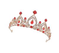VALICLUD 1 Pièce diadème pour enfants Coiffure de la couronne bandeau de la couronne coiffe de couronne d'anniversaire coiffe de couronne de filles Couronne des enfants alliage rouge
