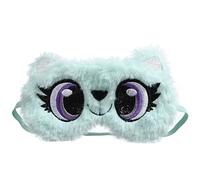 VALICLUD 1 Pièce Masque de Peluche avec Design Adorable Yeux Grands Couleur Vert Bande Élastique Aléatoire pour Voyages Siestes