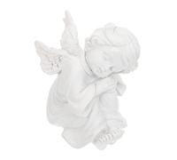 VALICLUD 1 pièce Ornement Résine Ange Statuette Décorative Pratique pour Bureau et Maison Blanc