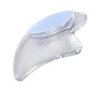 VALICLUD 1 Pièce planche à gratter corps quartz rouleau massage traitement de grattage barre de raclage plaque de gratter assiette de gua sha plaque de thérapie Bleu