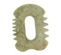 VALICLUD 1 Pièce Planche à Gratter En Jade Rouleau De Jade Rouleau De Visage Soin Du Visage Le Muscle Masseur Massage Pierres Pratique Outil Green