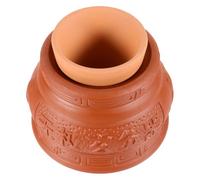 VALICLUD 1 Pièce pot de moxibustion image massage adultes soi le muscle bruleur moxa universel brûleur à moxa en porcelaine rouge la moxibustion peut argile violette Brown