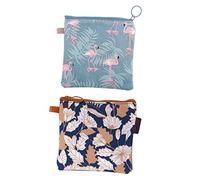 VALICLUD 1 Pochette De Rangement Menstruelle De Stockage Pratique pour Serviettes Hygiéniques Et Accessoires pour Cosmétique Et Plus Café 2 Pièces
