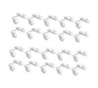 VALICLUD 10 Coussinets de Nez Silicone pour Lunettes Denfants Support U Forme Antidérapant Confort Doux pour Usage et Remplacement