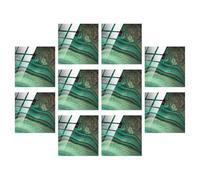 VALICLUD 10 Feuilles Papier Peint Amovible en Pvc, Autocollant Mural | Décor Moderne Simple, Surface Lisse aux Couleurs Vives, Coupe Facile, pour Locataires et Petits Budgets